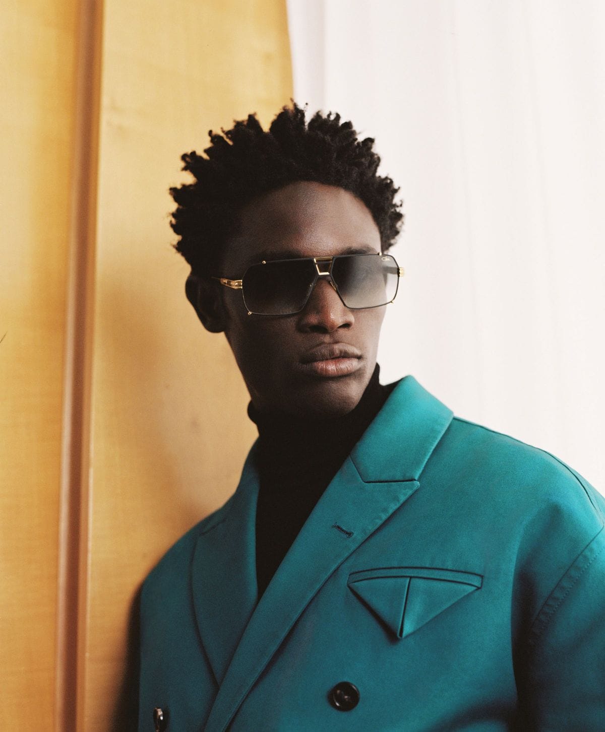 A man wearing Cazal MOD 9115 sunglasses