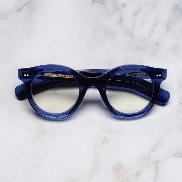1390 Round Opticals in Prussian Blue