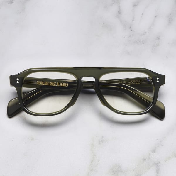 GR14 Aviator Opticals in Multi Olive