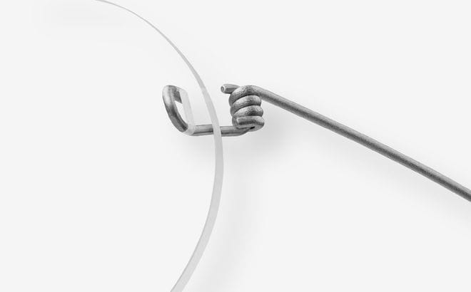 Detail of a LINDBERG air titanium frame