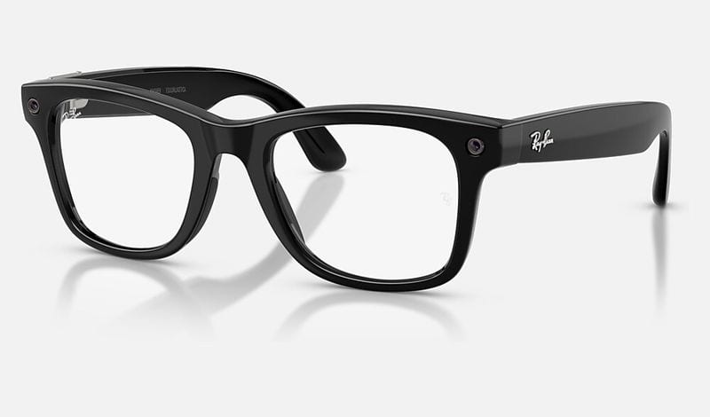 Ray-Ban Meta Wayfarer Optics (Gen 3) in Shiny Black, for prescription lenses