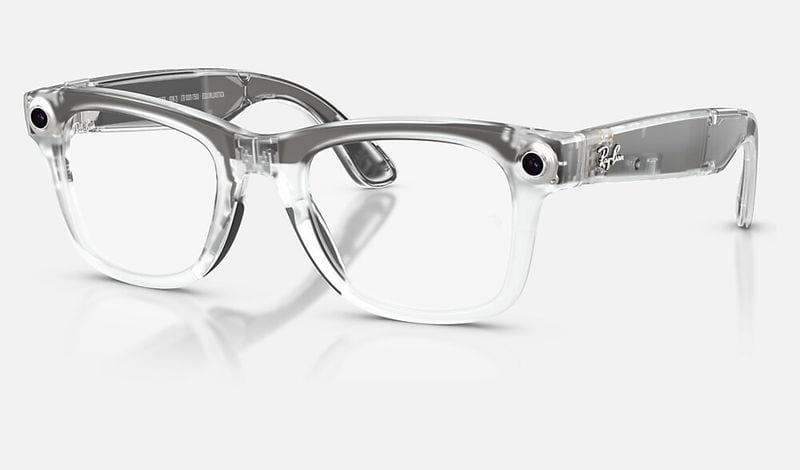 Ray-Ban Meta Wayfarer Limited Edition in Transparent