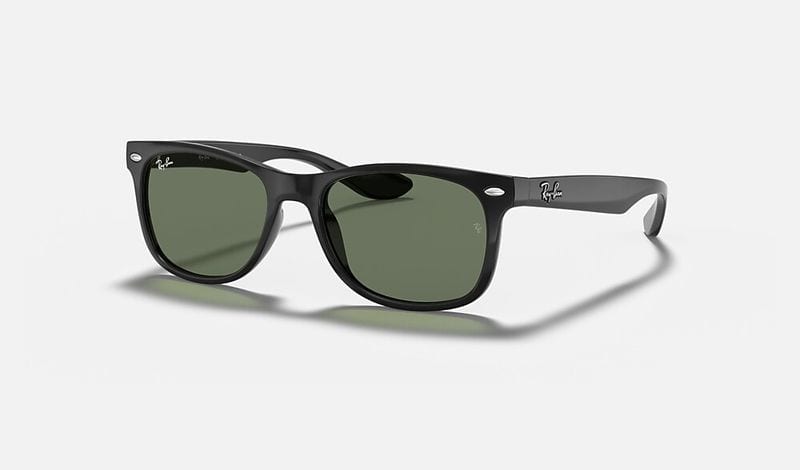 Ray-Ban New Wayfarer Kids RJ9052S in Black, Dark Green