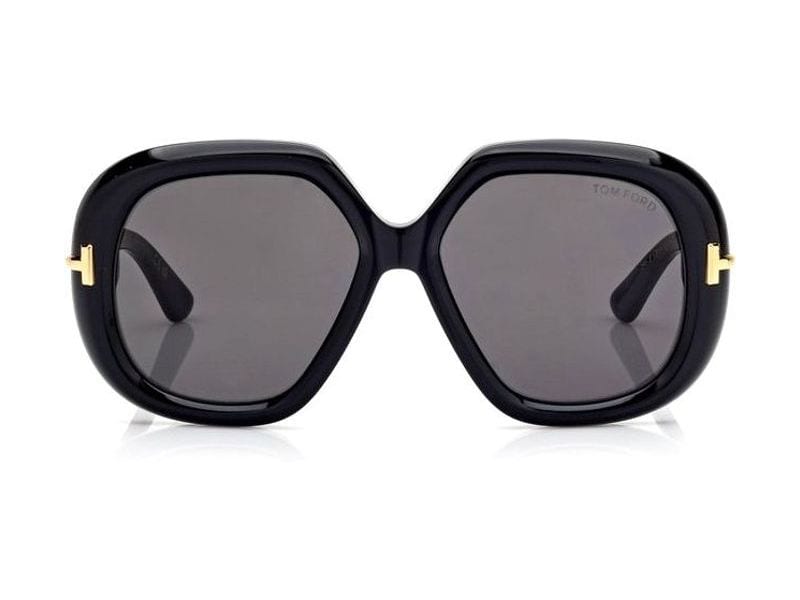 Tom Ford Geometric Icon Sunglasses in black
