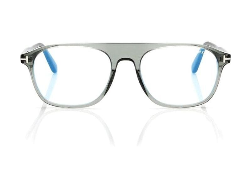 Tom Ford Blue Block Pilot Opticals in green