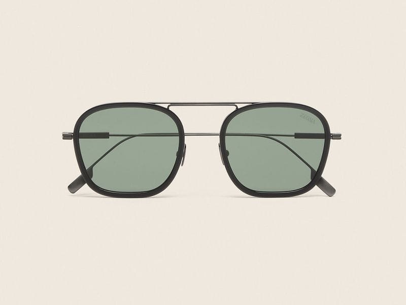 Zegna Orizzonte I Titanium sunglasses in Grey