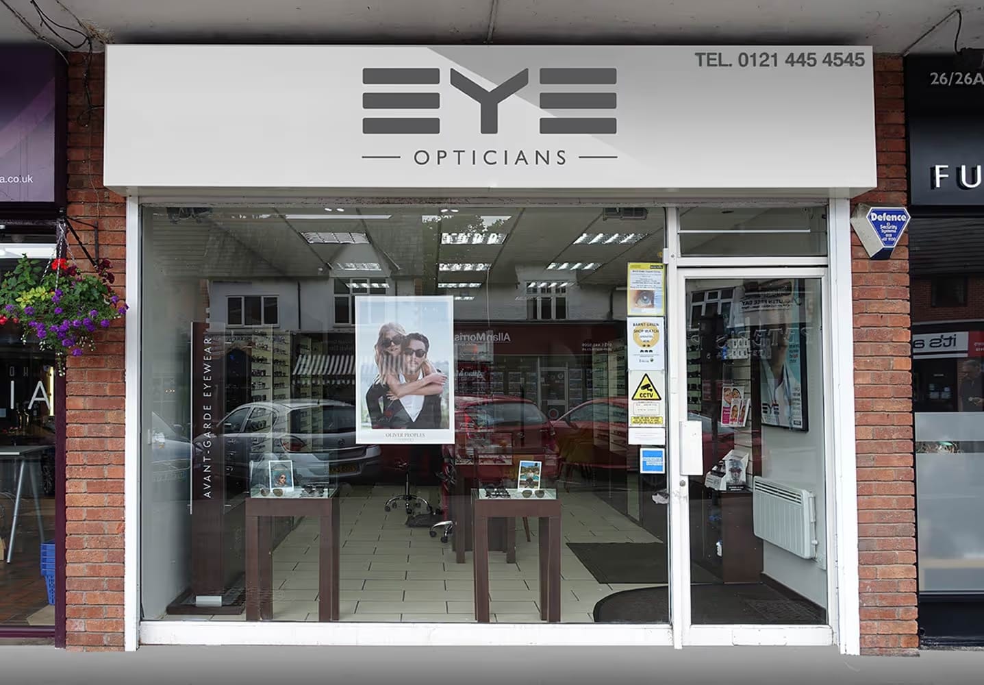EYE Opticians Barnt Green, exterior