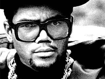 Run-DMC in black Cazal frames