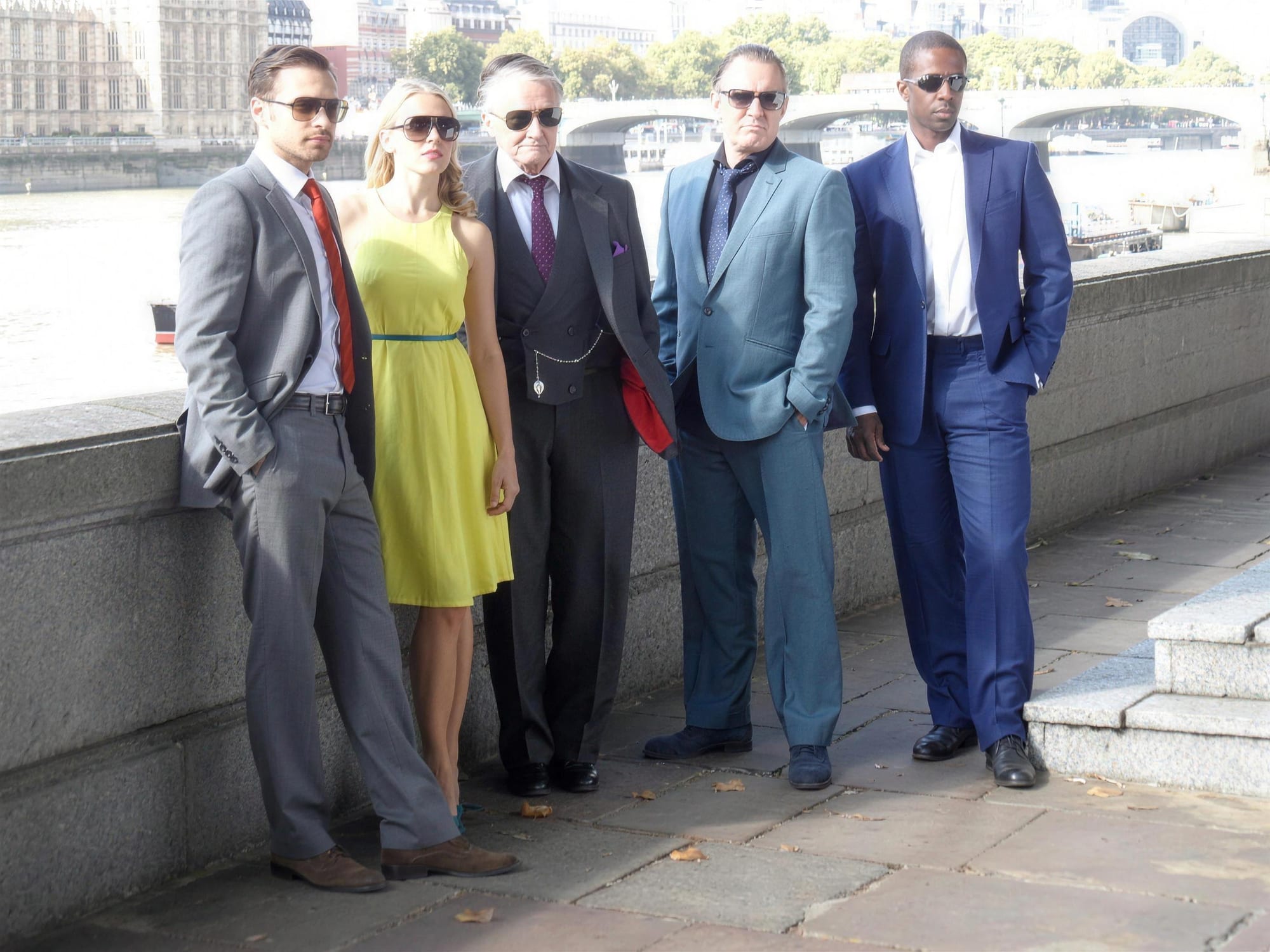 The cast of Hustle in eyewear from Eye Opticians